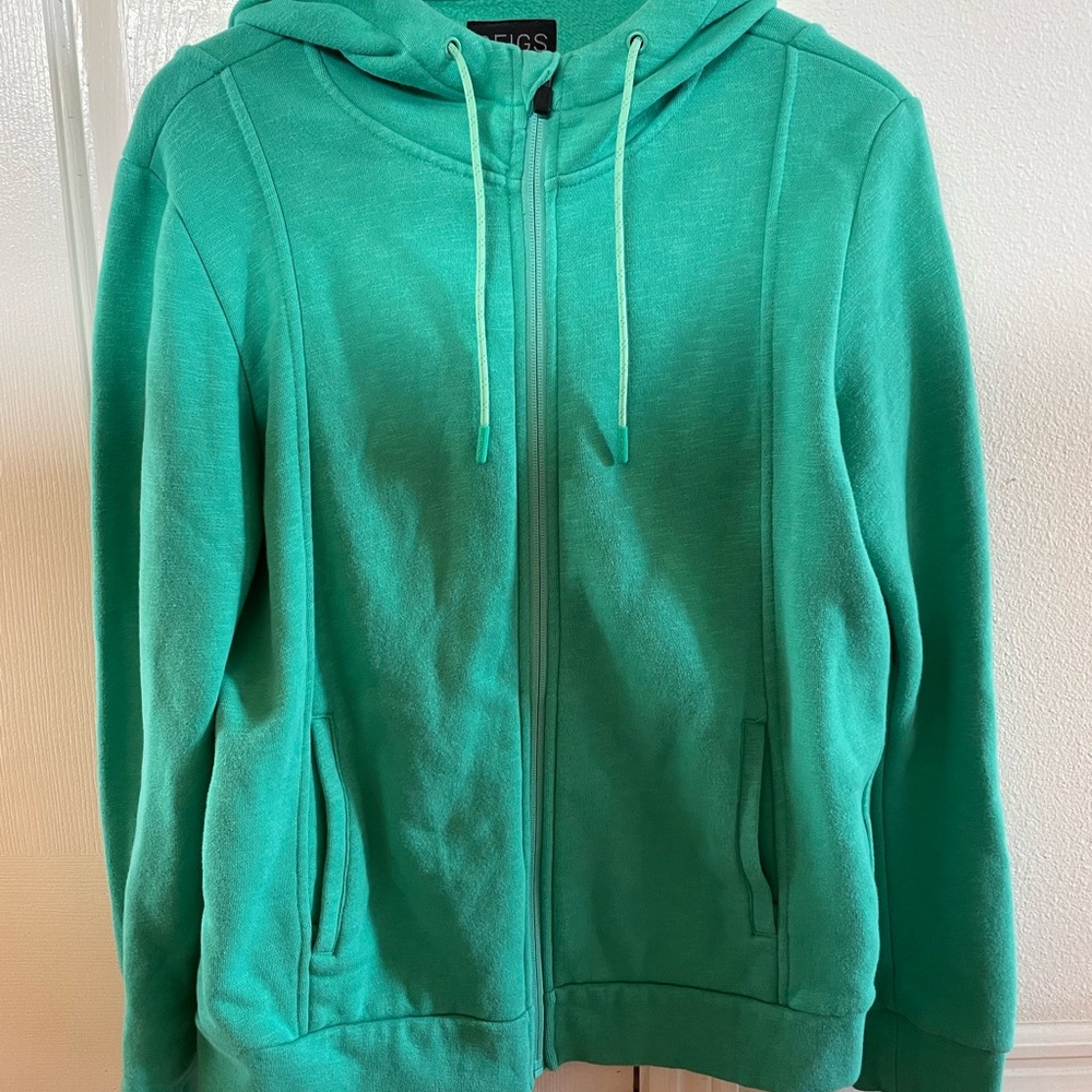FIGS Limited Edition Surgical Green Essentials Hoodie